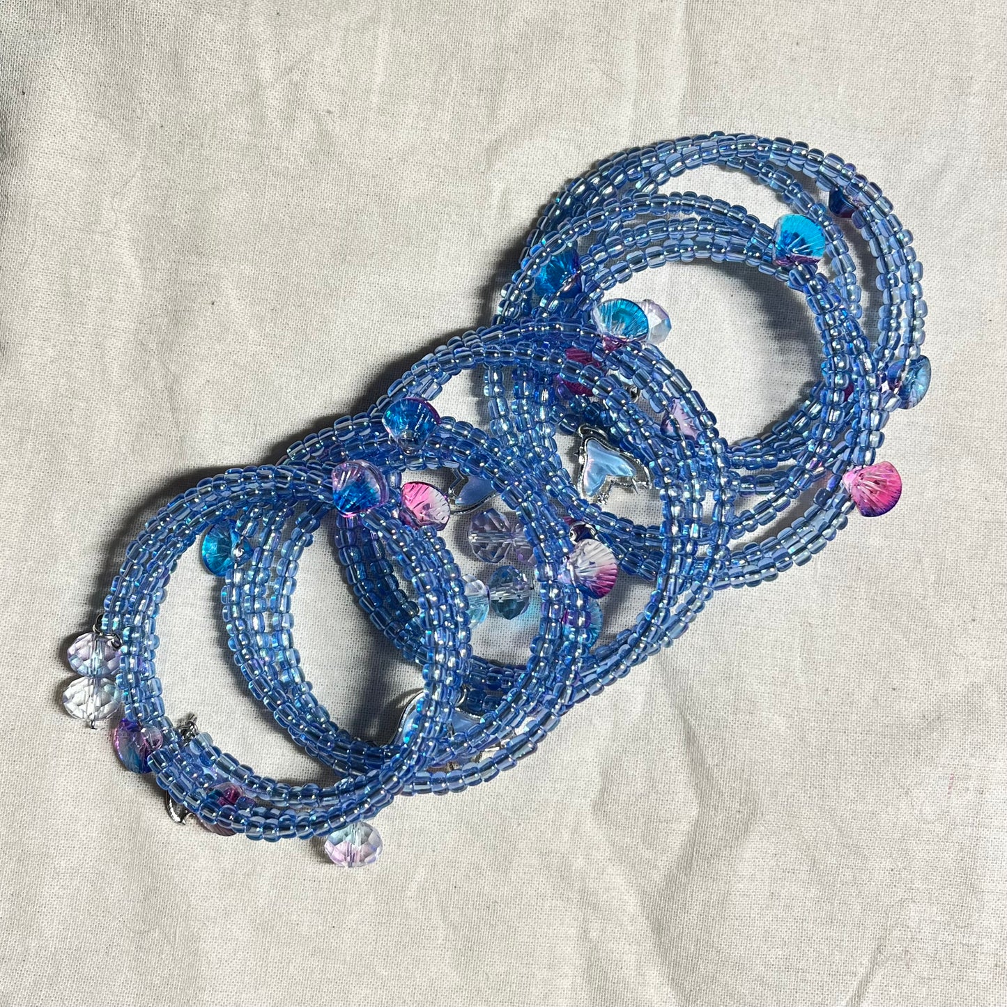 Mystic Tides Memory Wire Bracelet