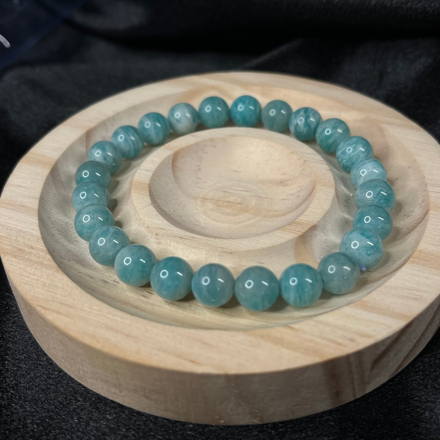 River’s Whisper – Amazonite Bracelet of Balance & Truth