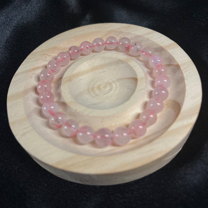 Blossom’s Whisper – Sakura Rain Tourmaline Bracelet of Love & Renewal - 7-8mm