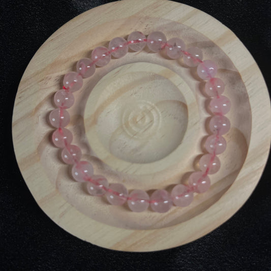 Blossom’s Whisper – Sakura Rain Tourmaline Bracelet of Love & Renewal - 7-8mm