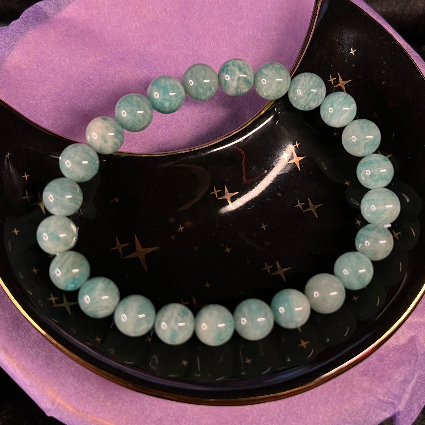 River’s Whisper – Amazonite Bracelet of Balance & Truth