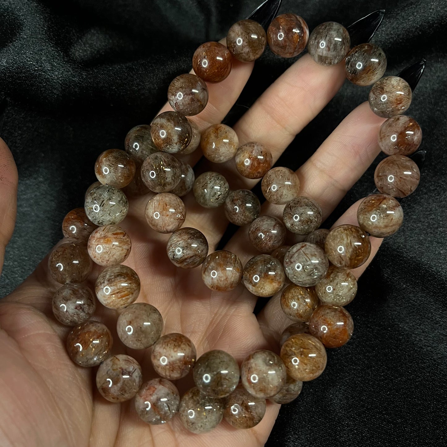 Celestial Fusion – Super Seven Beaded Bracelet of Divine Awakening