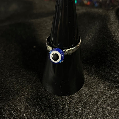 Evil Eye Wire Ring