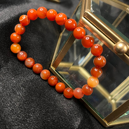 Ember’s Call – Red Carnelian Bracelet of Vitality & Creativity - 8mm