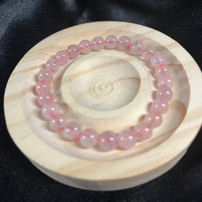 Blossom’s Whisper – Sakura Rain Tourmaline Bracelet of Love & Renewal - 7-8mm