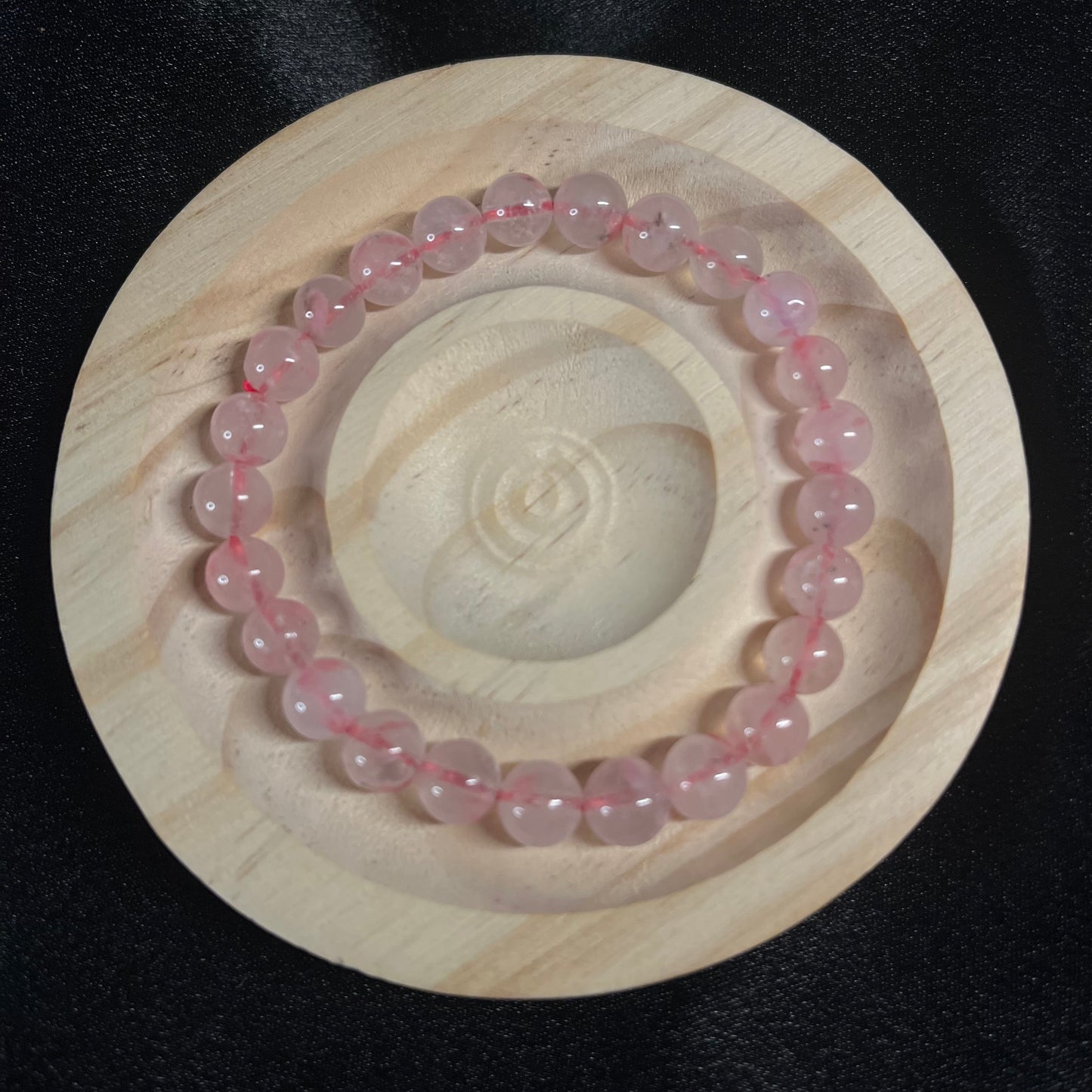 Blossom’s Whisper – Sakura Rain Tourmaline Bracelet of Love & Renewal - 7-8mm