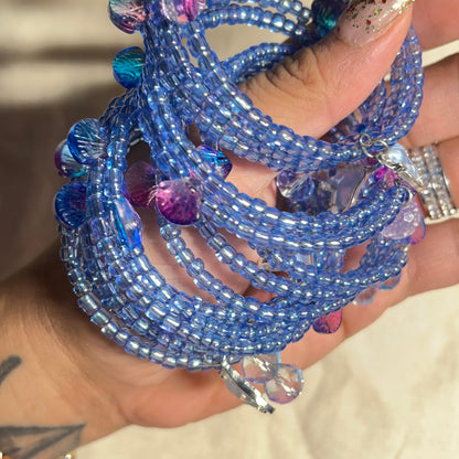 Mystic Tides Memory Wire Bracelet