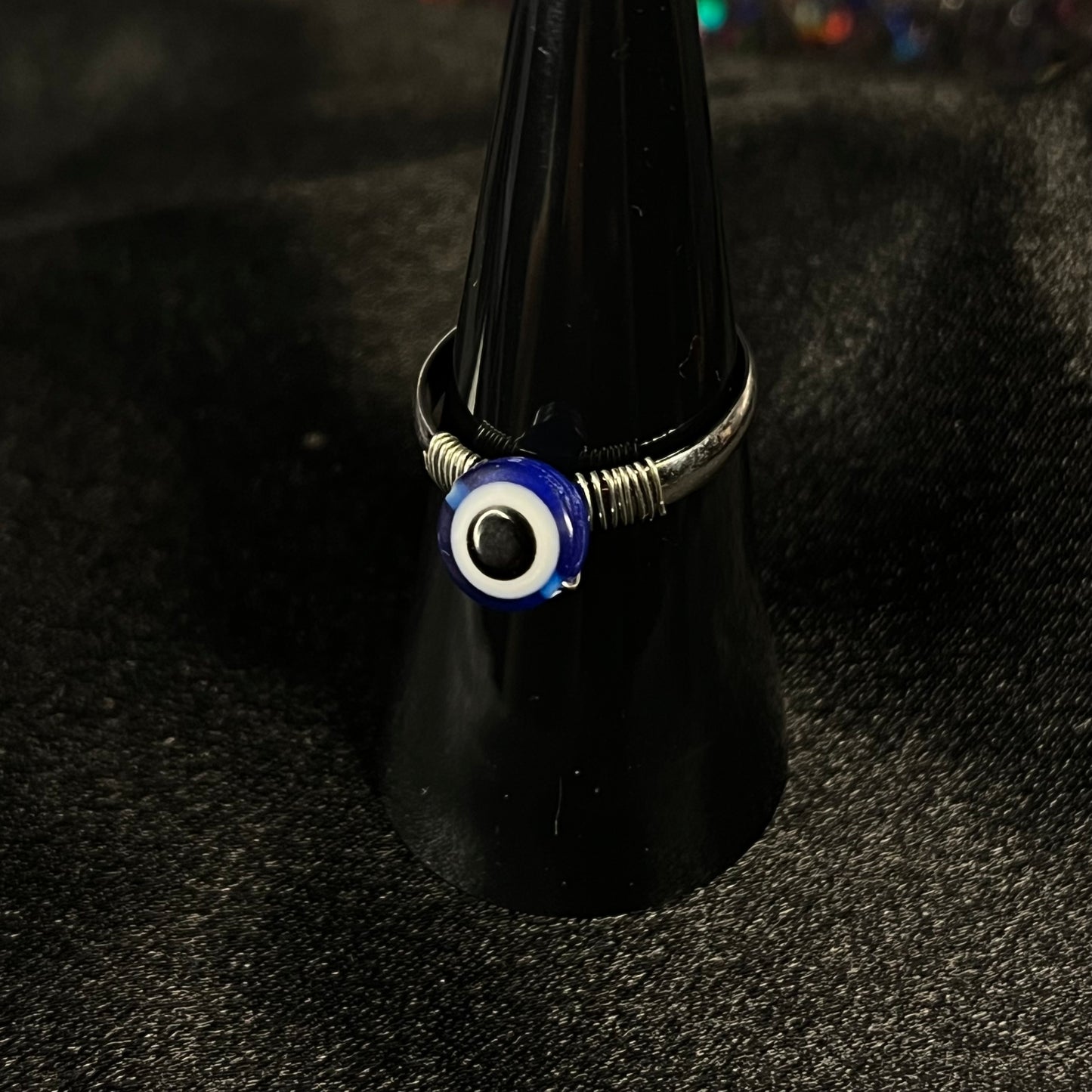 Evil Eye Wire Ring