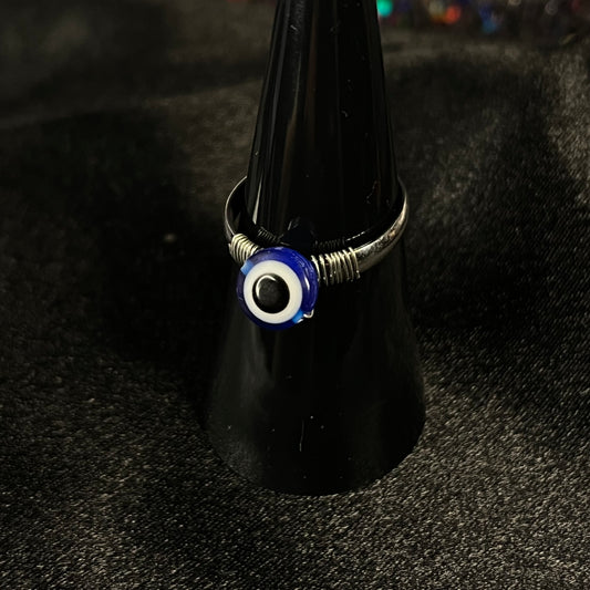 Evil Eye Wire Ring