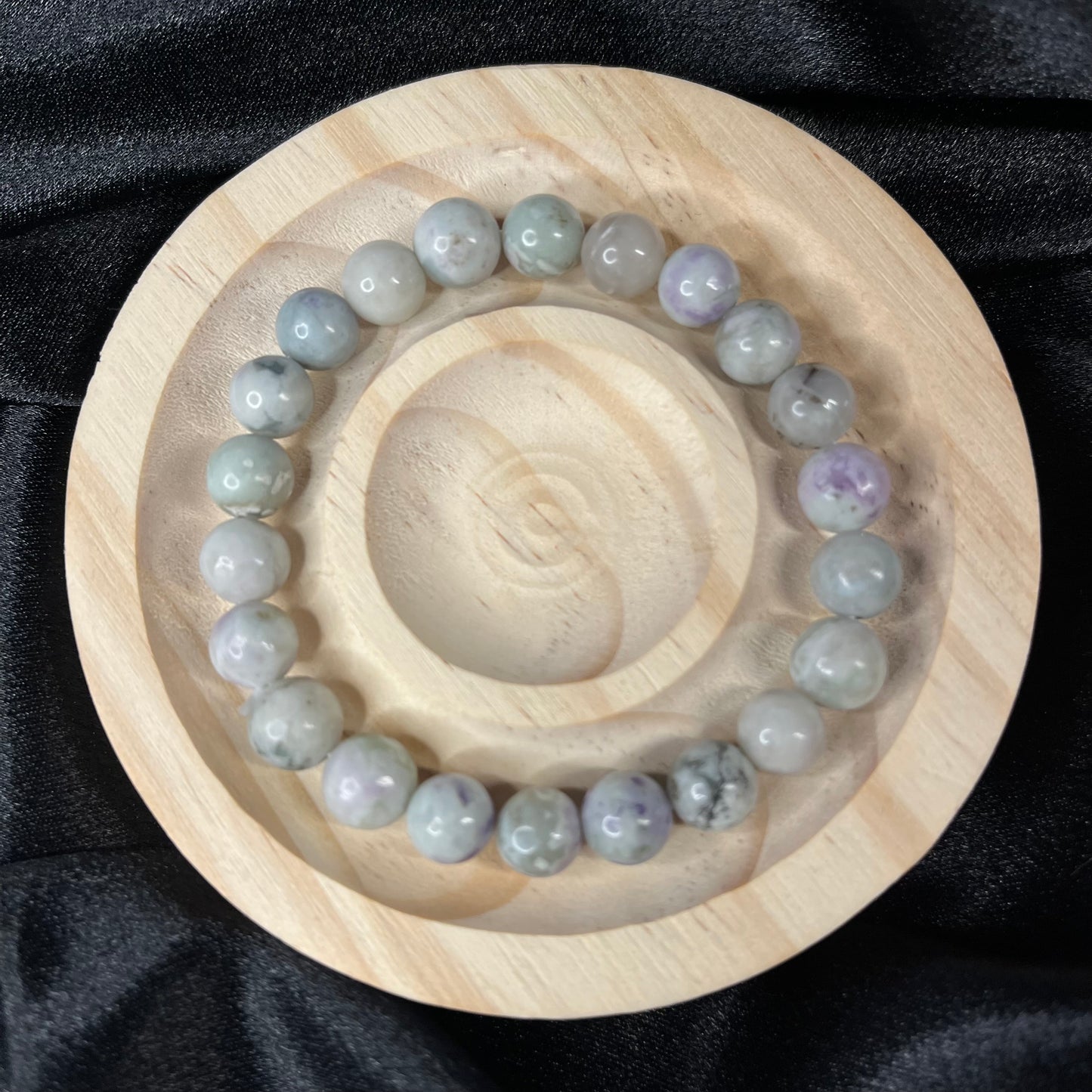 Serene Fortune – Lucky Jade Bracelet of Prosperity & Harmony - 8-9mm