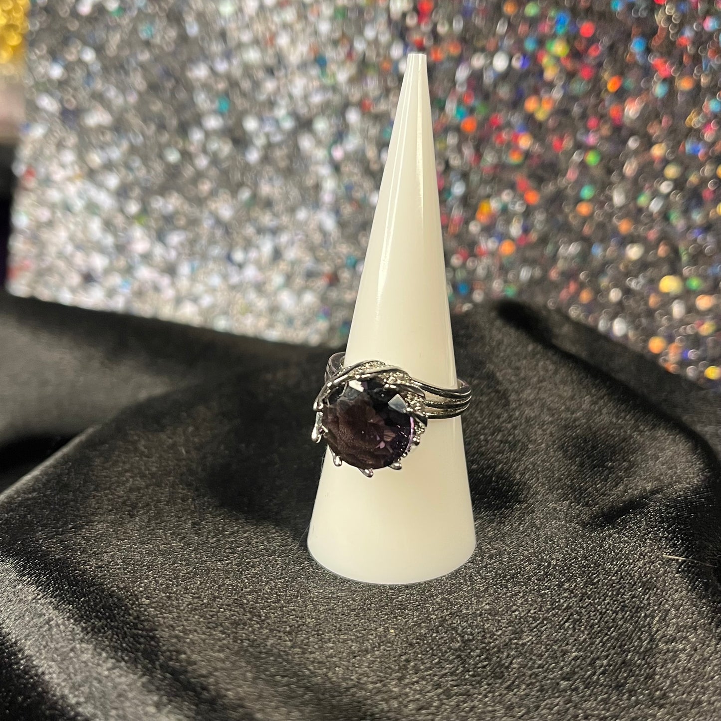 Amethyst Scepter Ring