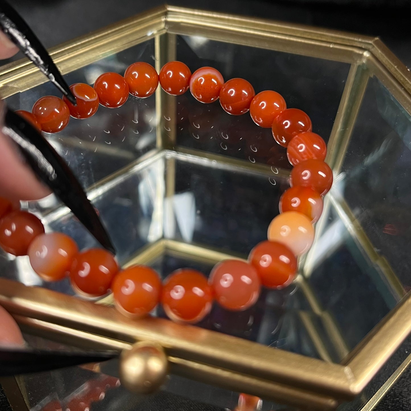 Ember’s Call – Red Carnelian Bracelet of Vitality & Creativity - 8mm