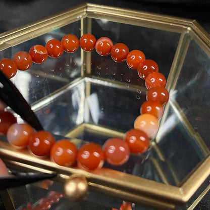 Ember’s Call – Red Carnelian Bracelet of Vitality & Creativity - 8mm