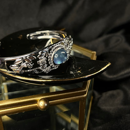 Mystic Grove – Labradorite Garden Bangle of Transformation & Magic