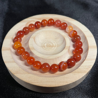 Ember’s Call – Red Carnelian Bracelet of Vitality & Creativity - 8mm