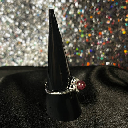 Garnet Clover Ring